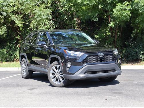 Midnight Black Metallic 2022 Toyota RAV4 XLE Premium