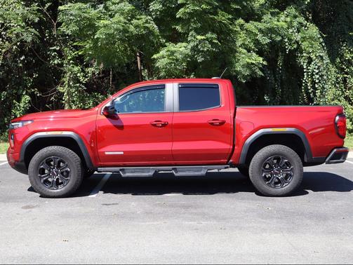 Volcanic Red Tintcoat 2025 GMC Canyon Elevation