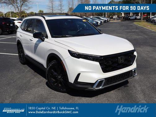 Platinum White Pearl 2024 Honda CR-V Hybrid Sport Touring AWD
