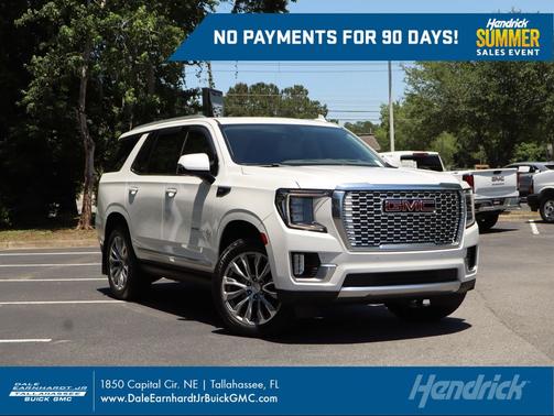 White Frost Tricoat 2021 GMC Yukon Denali