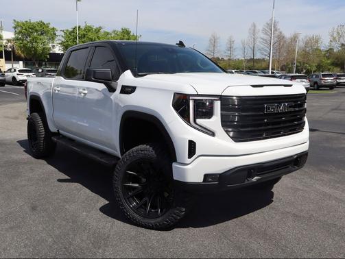 Summit White 2025 GMC Sierra 1500 Elevation