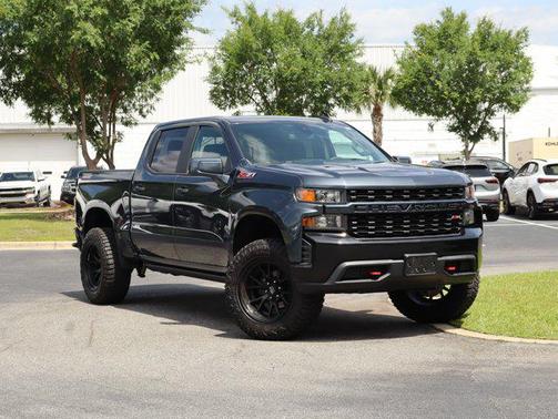Shadow Gray Metallic 2021 Chevrolet Silverado 1500 Custom Trail Boss