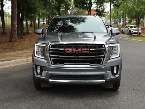 Satin Steel Metallic 2021 GMC Yukon SLT