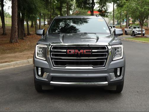 Satin Steel Metallic 2021 GMC Yukon SLT