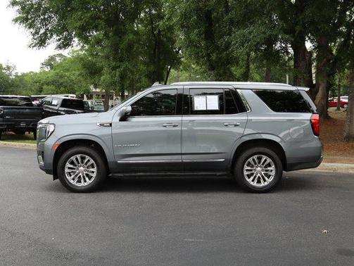 Satin Steel Metallic 2021 GMC Yukon SLT