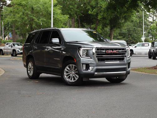 Satin Steel Metallic 2021 GMC Yukon SLT