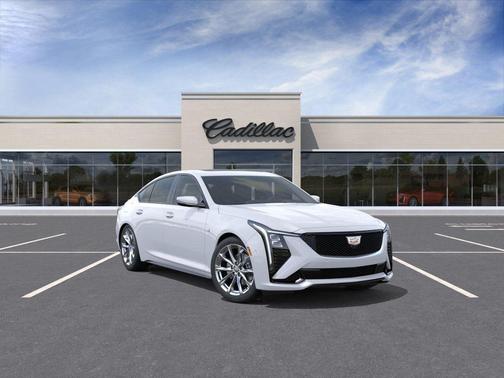 Vibrant White Tricoat 2026 Cadillac CT5 Sport