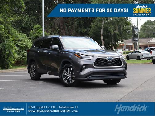 Magnetic Gray Metallic 2021 Toyota Highlander Hybrid XLE