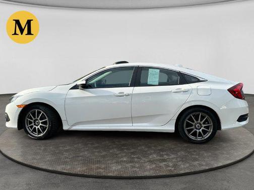 White 2017 Honda Civic EX-T