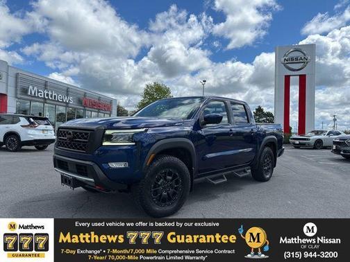 Deep Blue Pearl 2022 Nissan Frontier PRO-4X