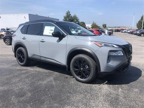 Boulder Gray Pearl/Super Black 2023 Nissan Rogue SV