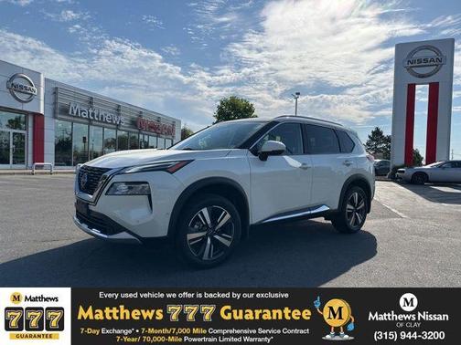 Pearl White Tricoat 2023 Nissan Rogue Platinum