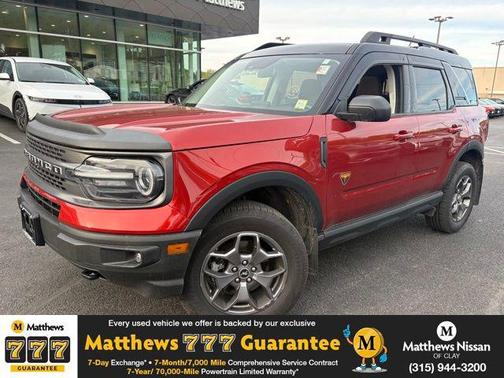 Hot Pepper Red Tinted Clearcoat 2022 Ford Bronco Sport Badlands