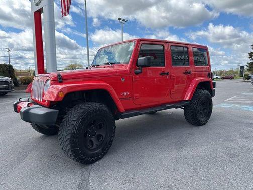 Firecracker Red Clearcoat 2017 Jeep Wrangler Unlimited Sahara