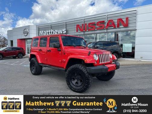 Firecracker Red Clearcoat 2017 Jeep Wrangler Unlimited Sahara
