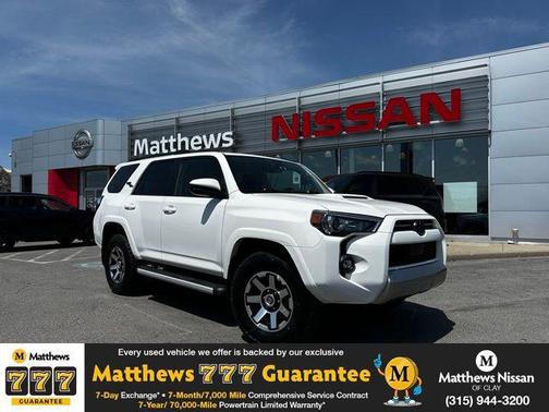White 2022 Toyota 4Runner TRD Off Road