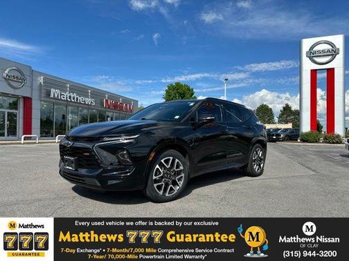 Black 2024 Chevrolet Blazer RS