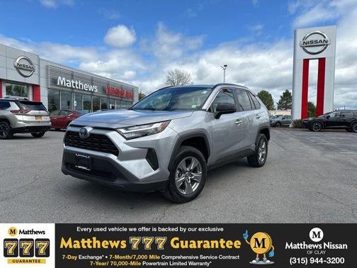 Silver Sky Metallic 2023 Toyota RAV4 Hybrid LE