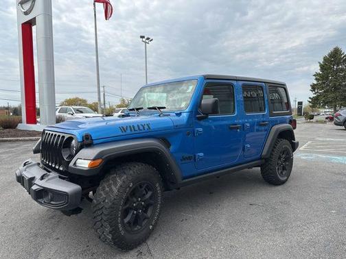 Hydro Blue Pearlcoat 2023 Jeep Wrangler Willys