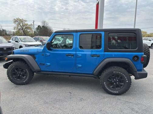 Hydro Blue Pearlcoat 2023 Jeep Wrangler Willys