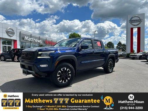 Deep Blue Pearl 2023 Nissan Frontier PRO-4X