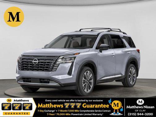Boulder Gray Pearl 2026 Nissan Pathfinder Platinum