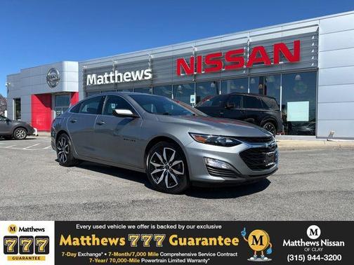 Sterling Gray Metallic 2023 Chevrolet Malibu FWD RS