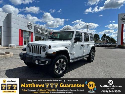Bright White Clearcoat 2021 Jeep Wrangler Unlimited Sahara