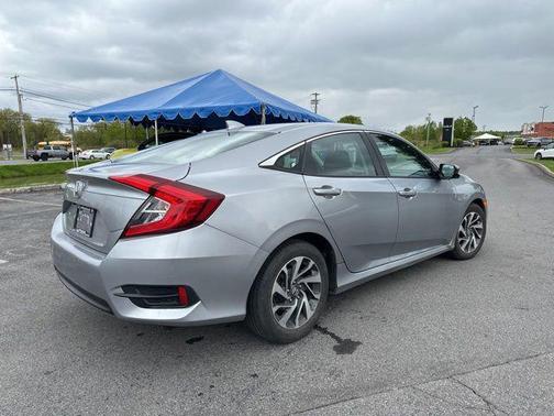 Polished Metal Metallic 2017 Honda Civic EX