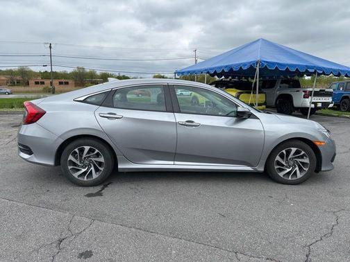 Polished Metal Metallic 2017 Honda Civic EX