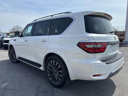 Aspen White Tricoat 2024 Nissan Armada Platinum 4WD