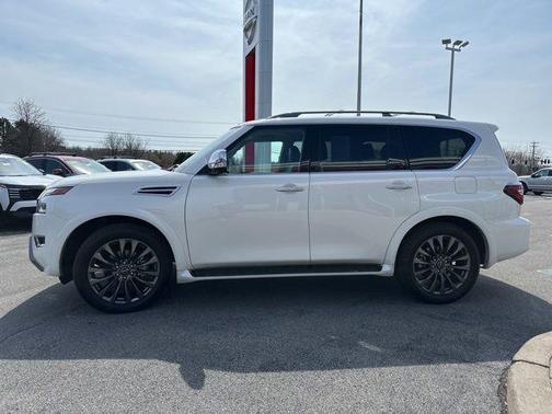 Aspen White Tricoat 2024 Nissan Armada Platinum 4WD