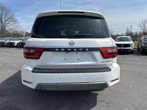 Aspen White Tricoat 2024 Nissan Armada Platinum 4WD
