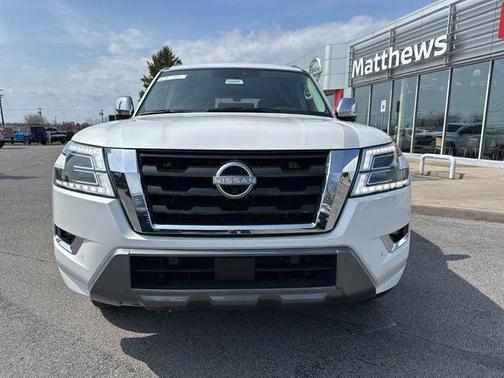 Aspen White Tricoat 2024 Nissan Armada Platinum 4WD