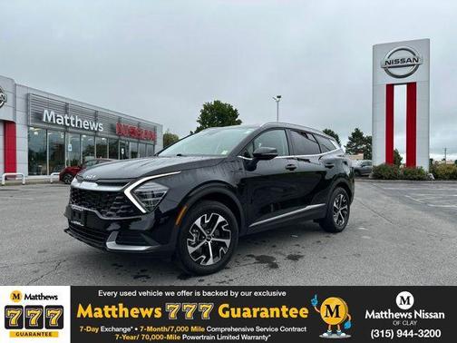 Ebony Black 2025 Kia Sportage EX
