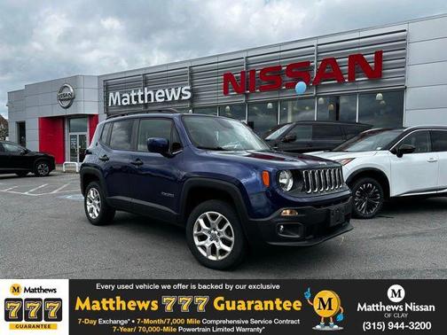 Jetset Blue 2017 Jeep Renegade Latitude