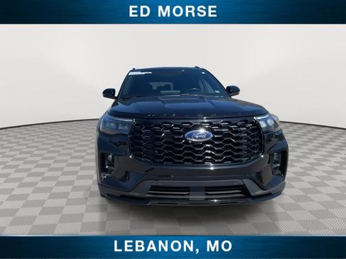 AGATE BLACK METALLIC 2025 Ford Explorer ST-LINE