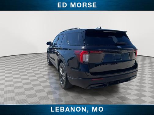 AGATE BLACK METALLIC 2025 Ford Explorer ST-LINE