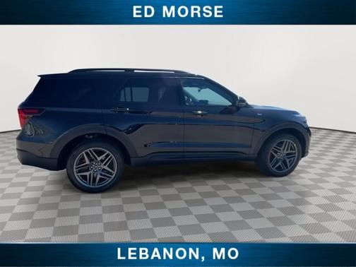 AGATE BLACK METALLIC 2025 Ford Explorer ST-LINE
