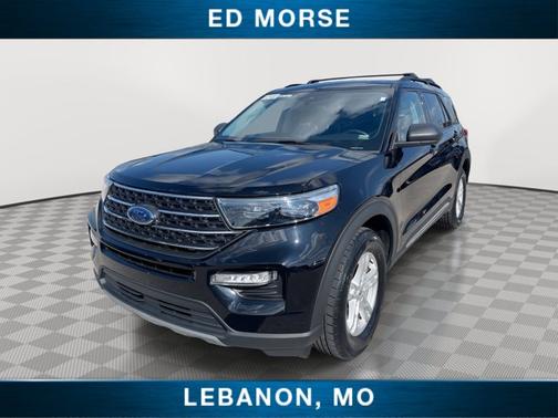 AGATE BLACK METALLIC 2023 Ford Explorer XLT