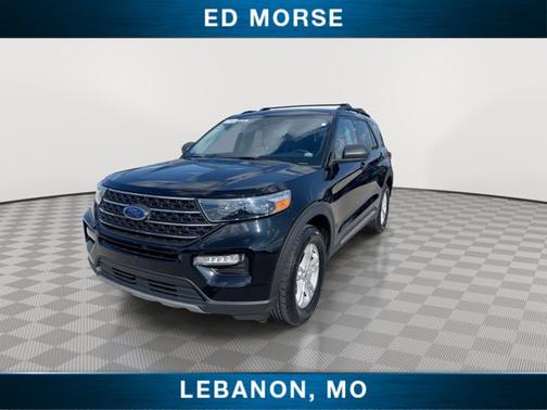 AGATE BLACK METALLIC 2023 Ford Explorer XLT