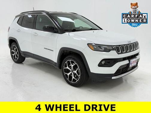 Bright White Clearcoat 2025 Jeep Compass Limited