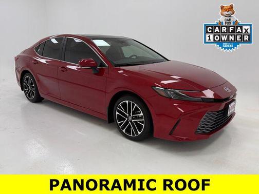 Red 2025 Toyota Camry XLE