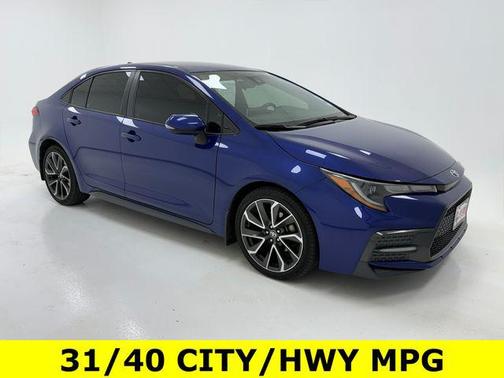 Blue Crush Metallic 2020 Toyota Corolla SE