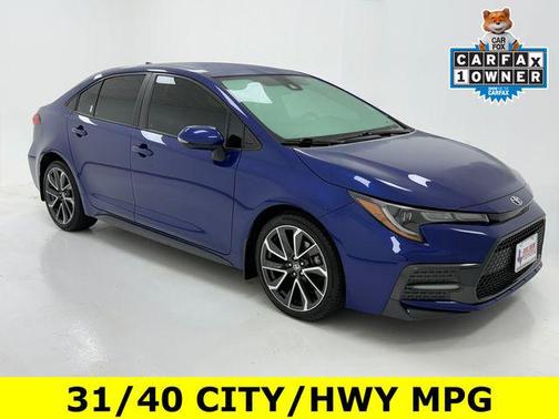 Blue Crush Metallic 2020 Toyota Corolla SE