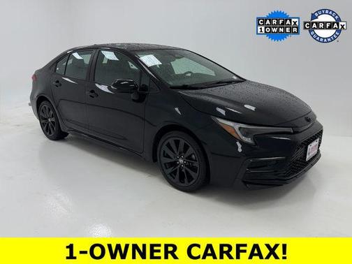 Midnight Black Metallic 2023 Toyota Corolla SE