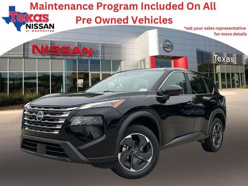 Super Black 2025 Nissan Rogue SV