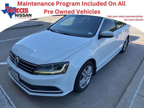 White Silver Metallic 2018 Volkswagen Jetta 1.4T S