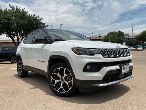 Bright White Clearcoat 2025 Jeep Compass Limited