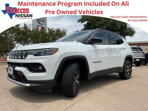 Bright White Clearcoat 2025 Jeep Compass Limited